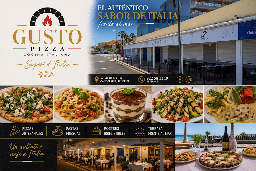 Gusto Pizza – Restaurante Italiano en Candelaria
