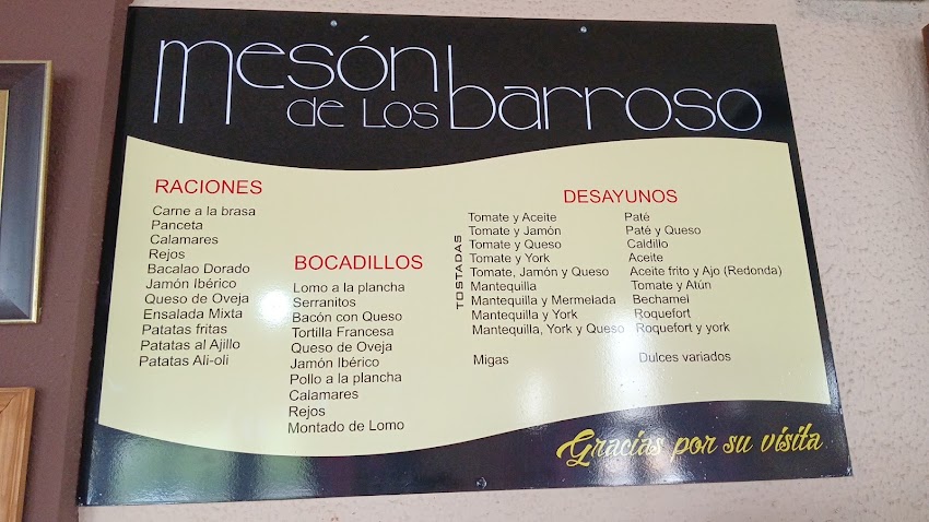 Restaurante Mesón Barroso