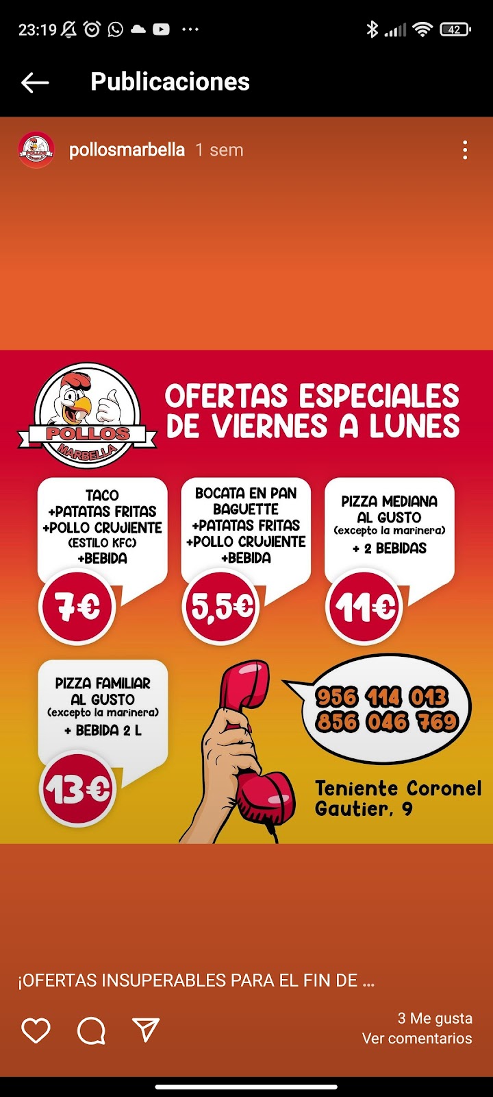 Pollos Marbella