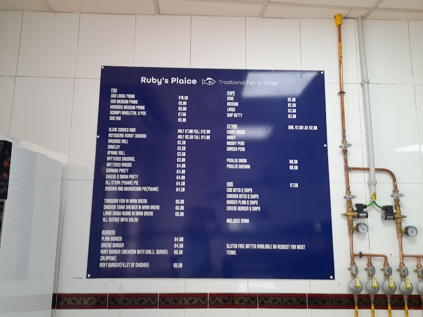 Ruby’s Plaice fish and chips