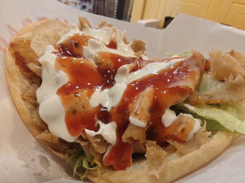 Pollo brasa kebab