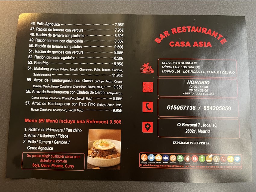 Bar Restaurante Casa Asia