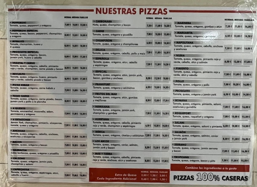 Pizzería Los Arcos – Redován