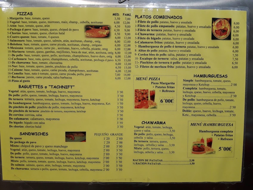 Pizzería Cafeteria Camelia