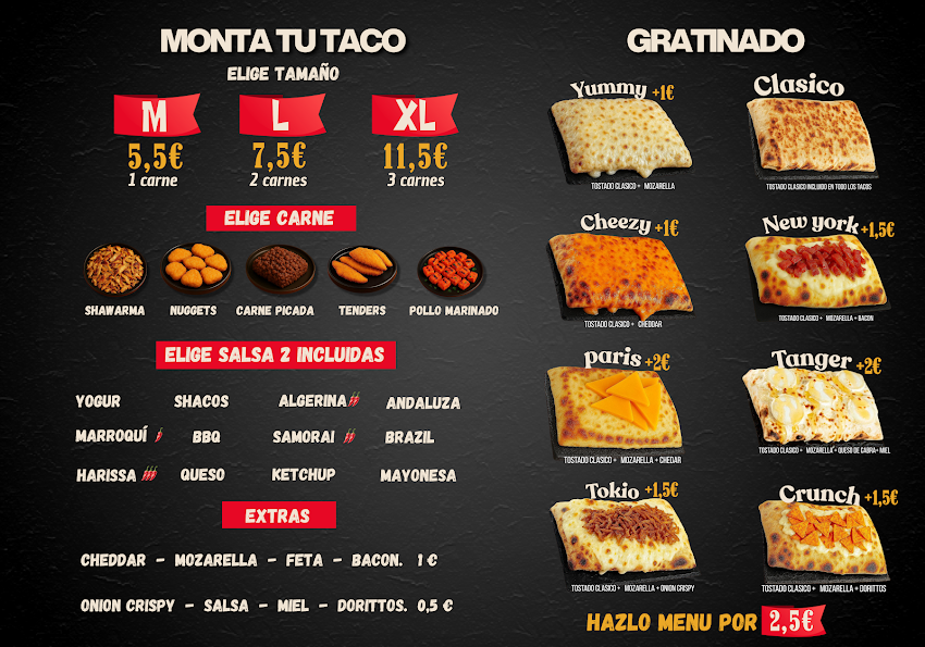 Shacos – Halal Street Food (shawarma & french tacos)