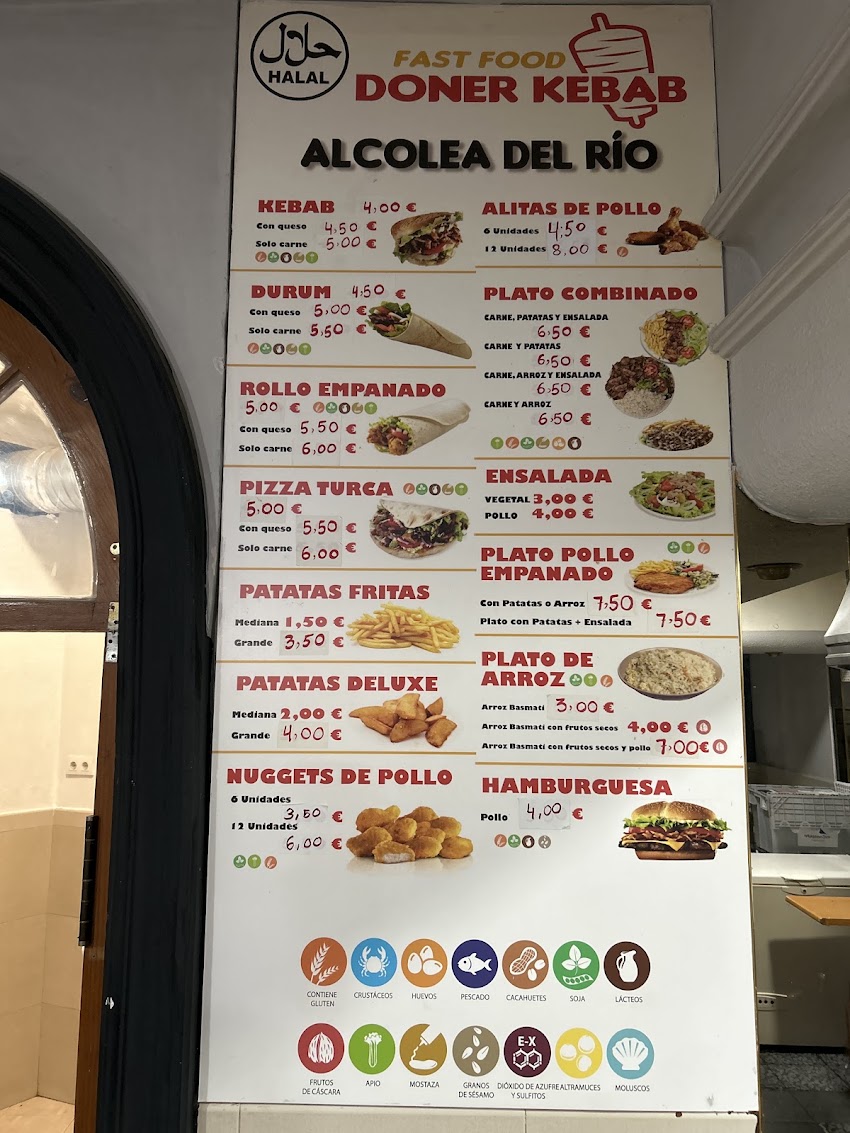 Doner kebab Alcolea del Rio