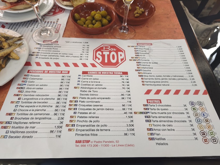 Bar stop