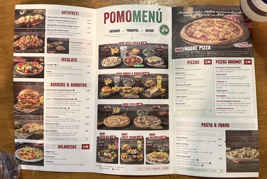 POMODORO Pizza Pasta Burritos