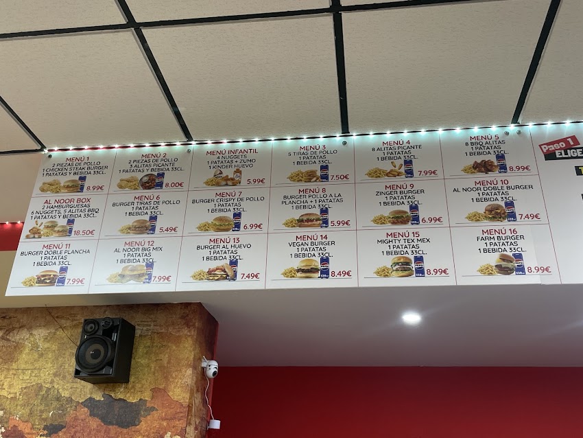Al noor fried chicken y tacos