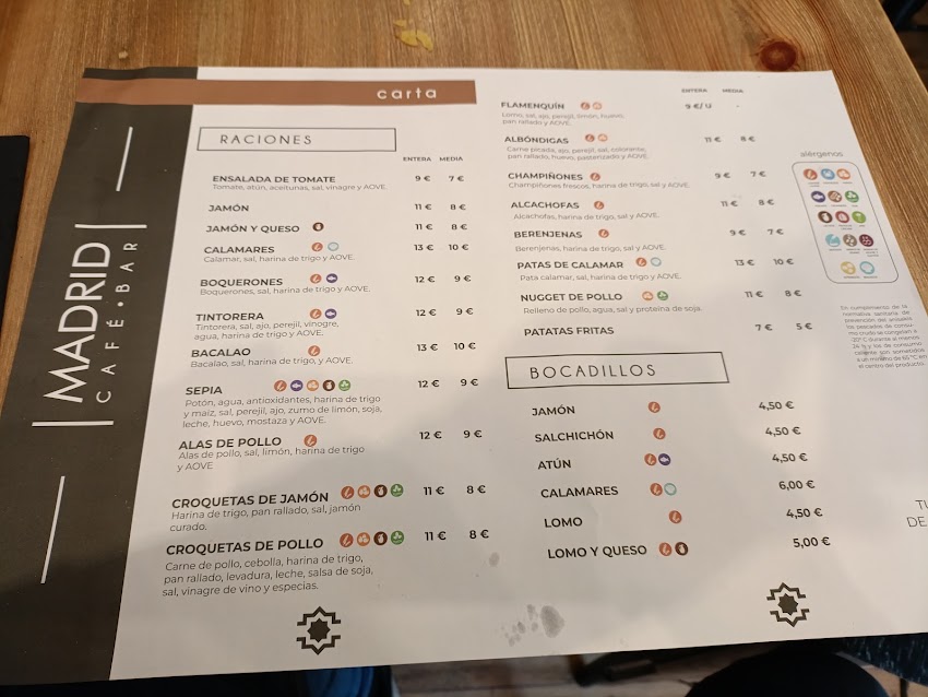 Café Bar Madrid