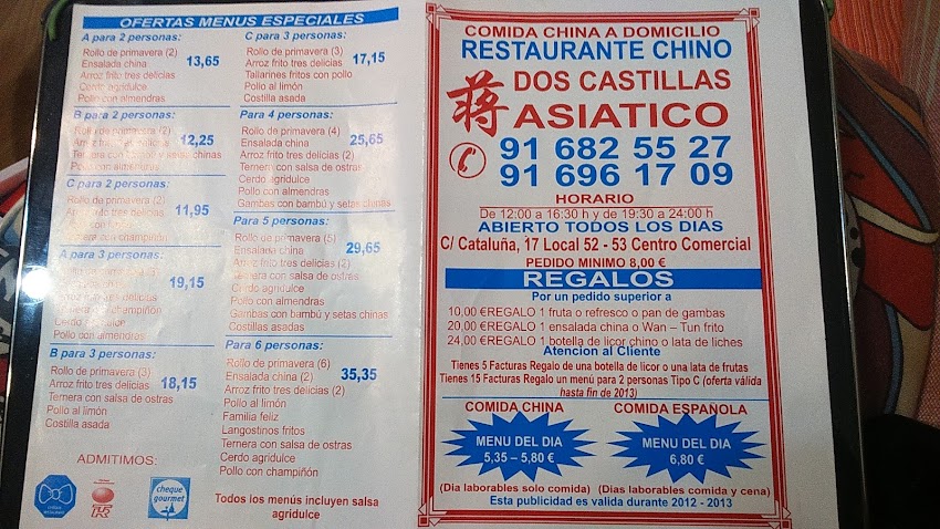 Restaurante Chino Dos Castillas