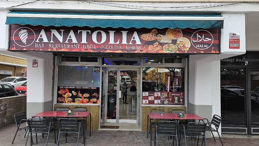 ANATOLIA BAR RESTAURANT GRILL PIZZERIA KEBAB