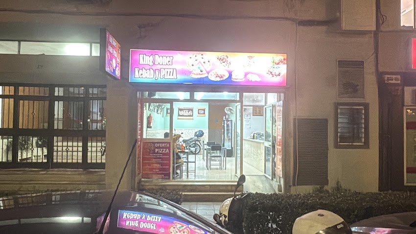 King doner kebab y pizza Pakistani