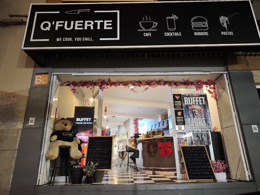 Que Fuerte | Bar, Burgers y Más