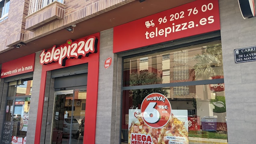 Telepizza La Pobla de Vallbona – Comida a Domicilio