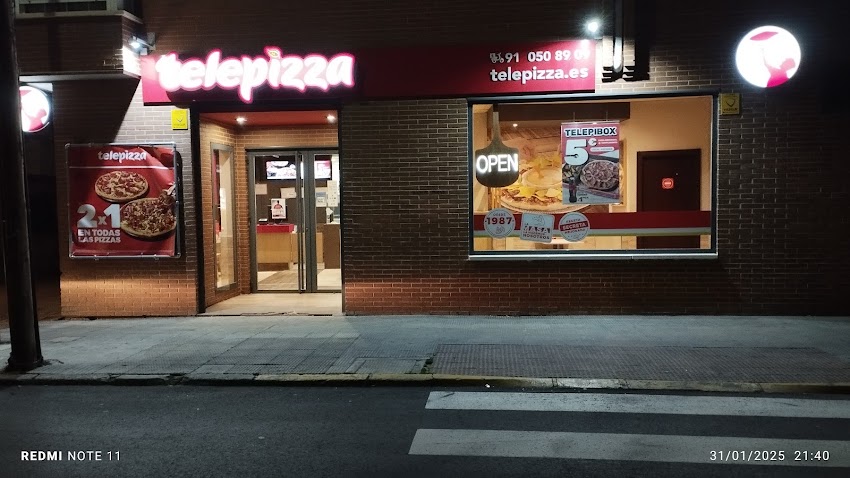 Telepizza Mejorada del Campo – Comida a Domicilio