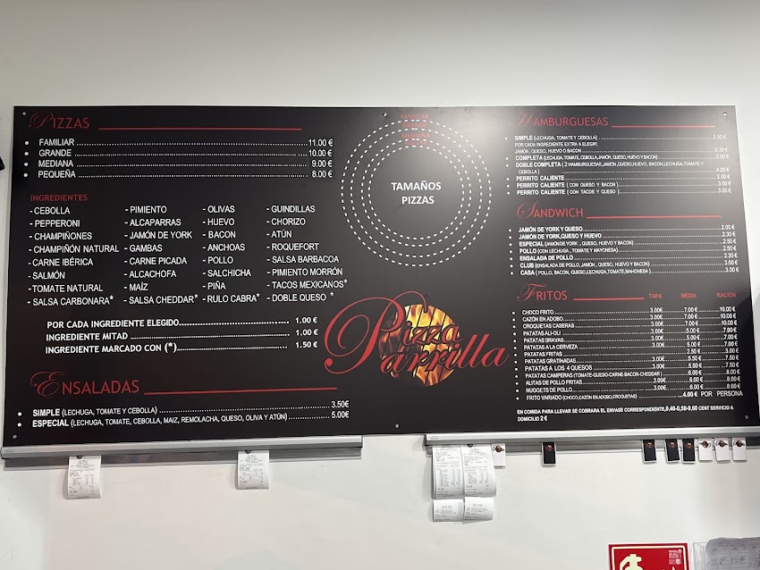 Pizza Parrilla rotonda del tren