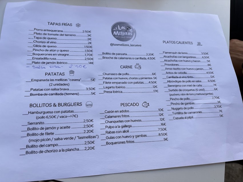 Las Mellizas- Tapas, café, copas