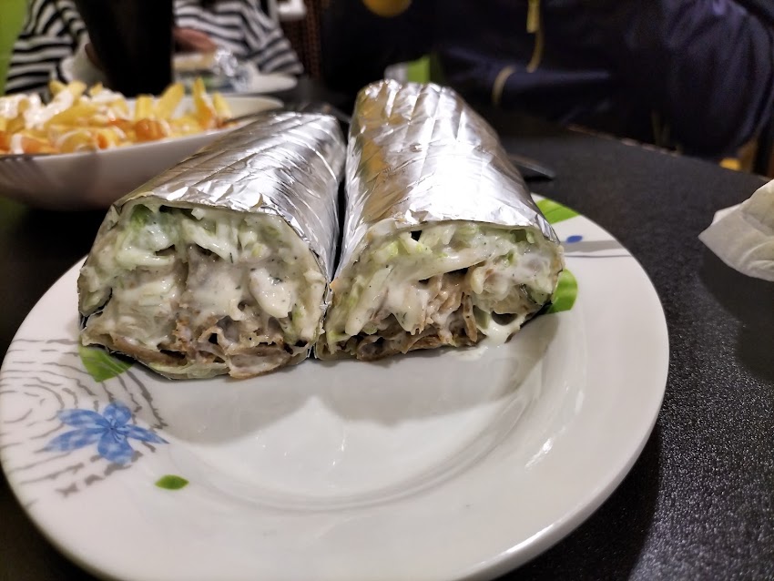Turco kebab pizza