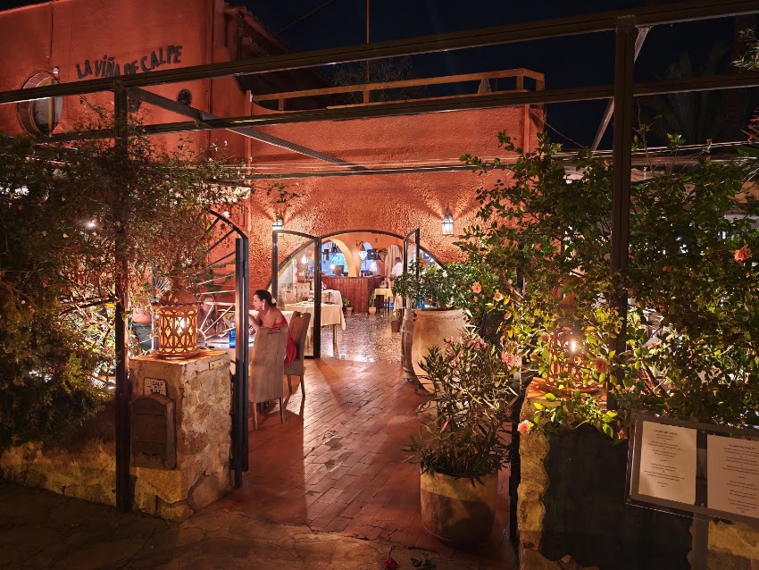 Restaurante La Viña de Calpe.