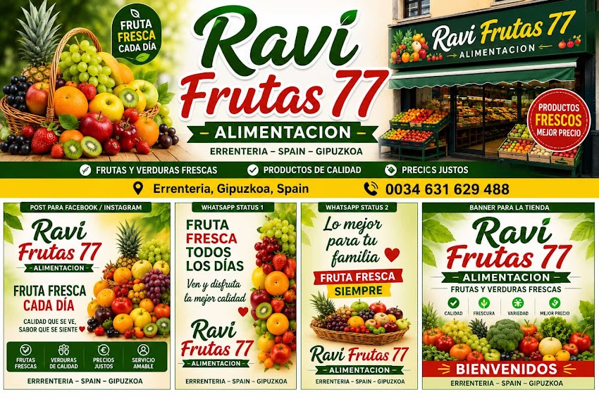 Ravi Frutas 77 Alimentacion Errenteria Spain Gipuzkoa