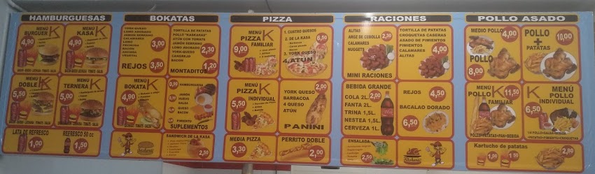 Kaskaras Almendralejo – Bocatería, Hamburguesería…