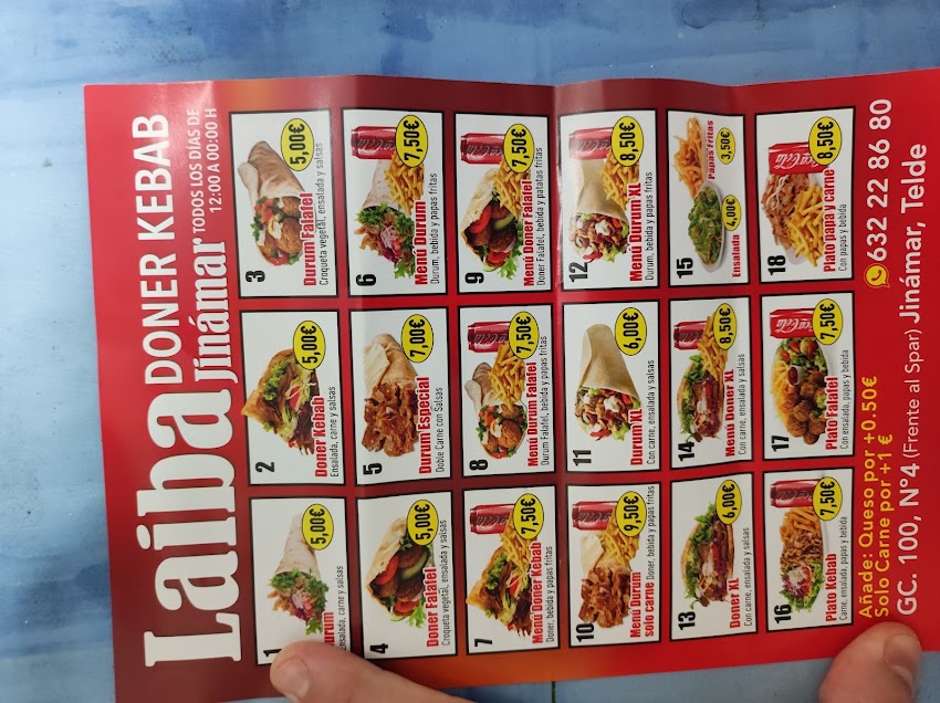 Laiba Döner Kebab jinamar