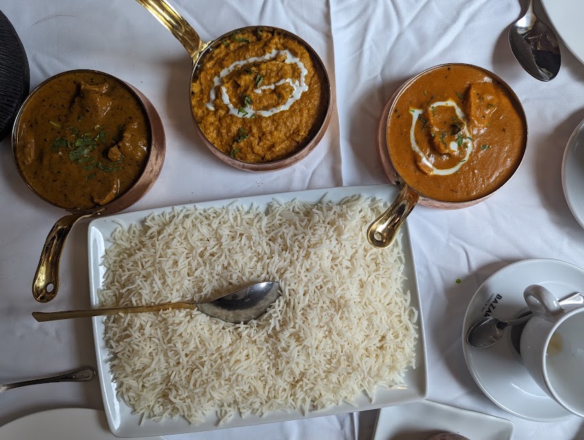 Kundan indio restaurante comida hindú exotica las tablas