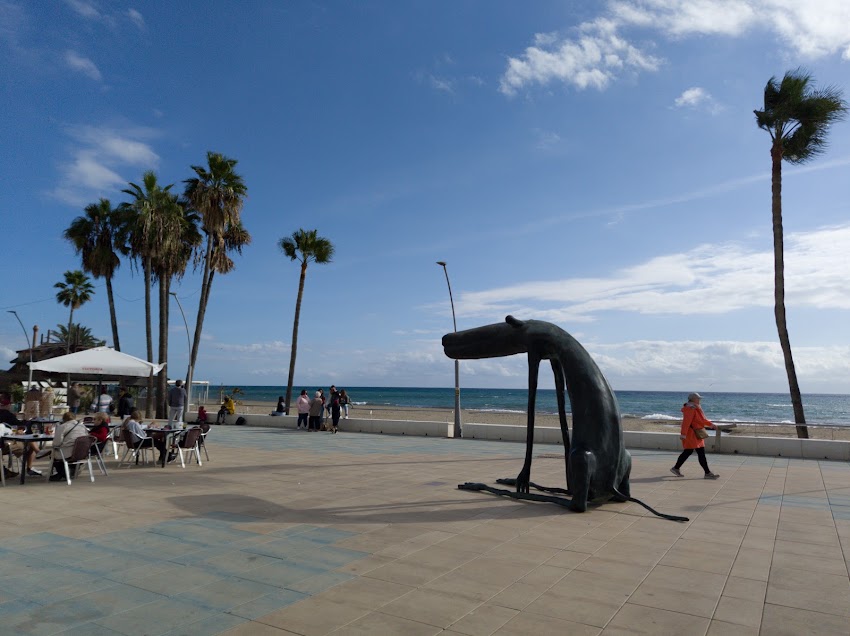Paralelo 36 GastroBeach – Restaurante frente a la playa en Estepona, Terraza, Comida y Bebida