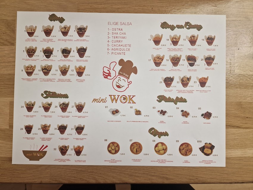 Mini wok Asturias