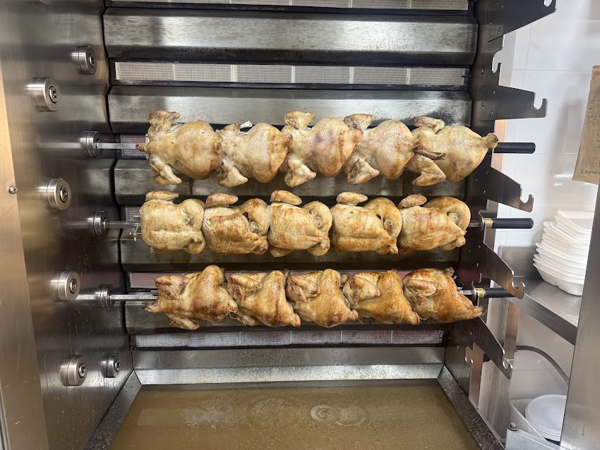 Pollos asados bormujos