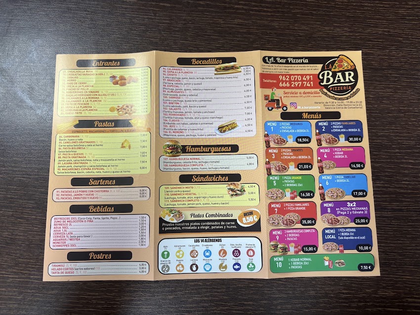 La Bar Pizzería Kebab