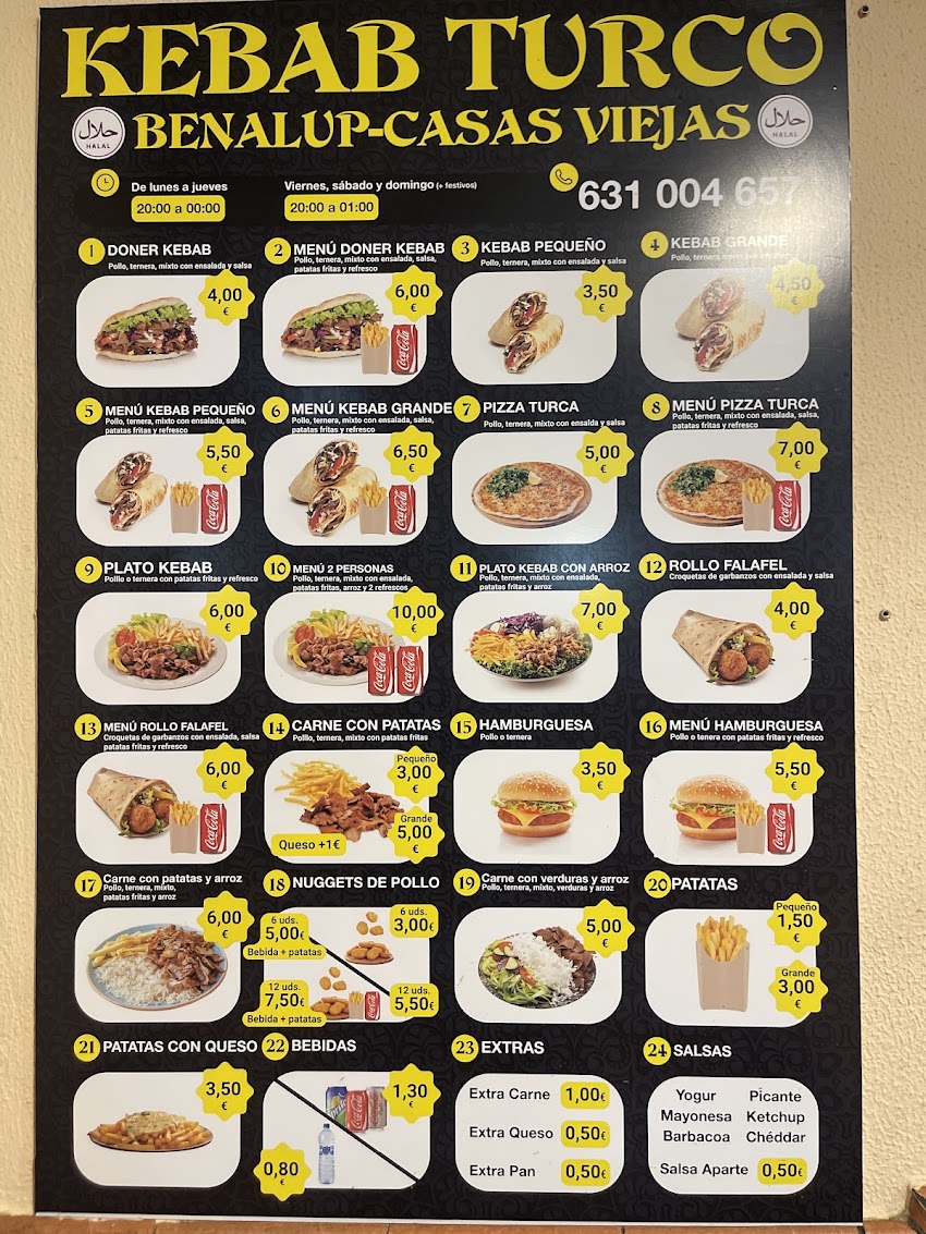 Kebab Turco Benalup Shan