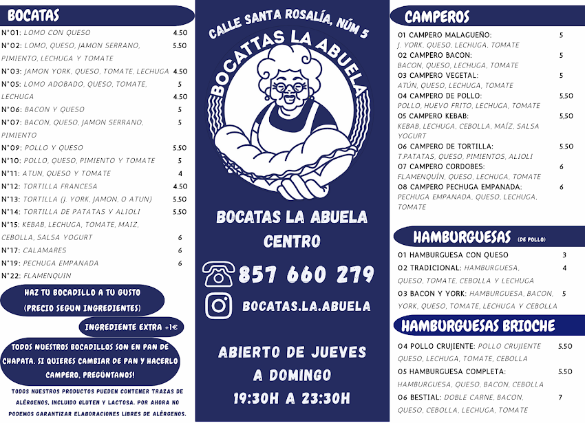 Bocatas La Abuela Centro
